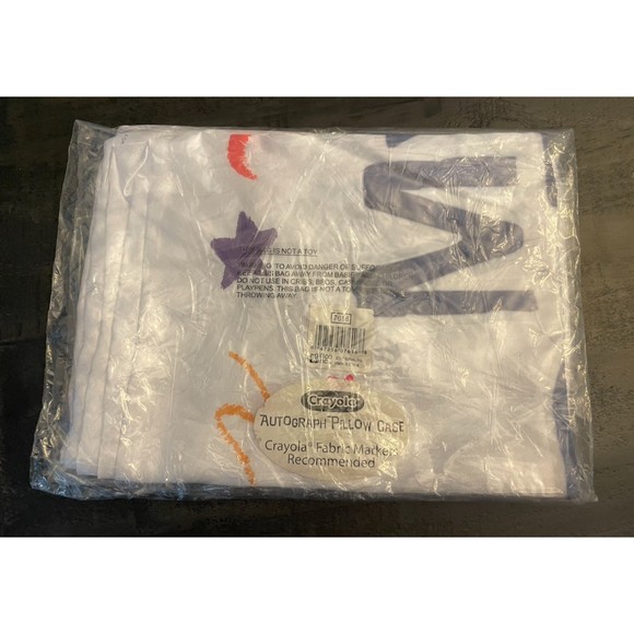 NEW - Crayola Autograph Party Pillow Case - Picture 11 of 11